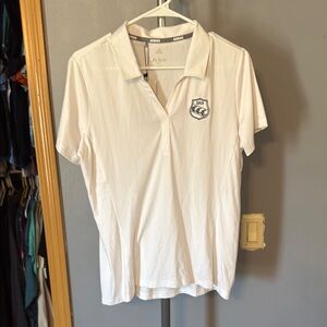 Adidas Women's White Polo Shirt